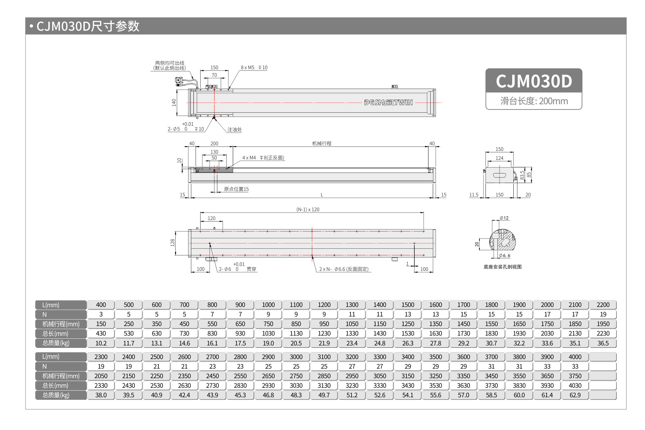 智贏直線模組CMS150  030D 產(chǎn)品尺寸.jpg